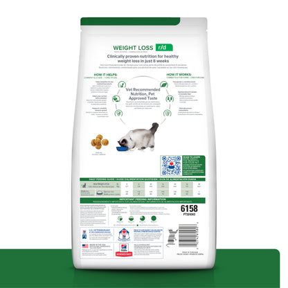 Hill's Prescription Diet r/d alimento para Gato pérdida de peso 1.8 Kg