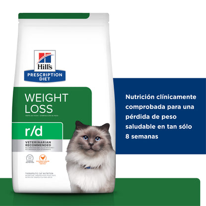Hill's Prescription Diet r/d alimento para Gato pérdida de peso 1.8 Kg