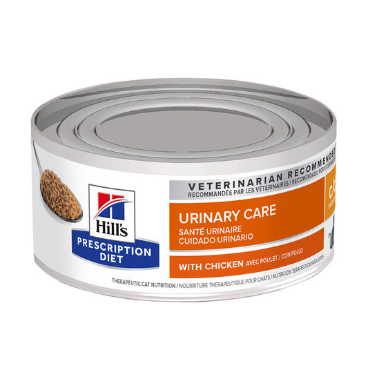 Hill's Prescription c/d Cuidado Urinario alimento húmedo para gato sabor pescado 156 gr