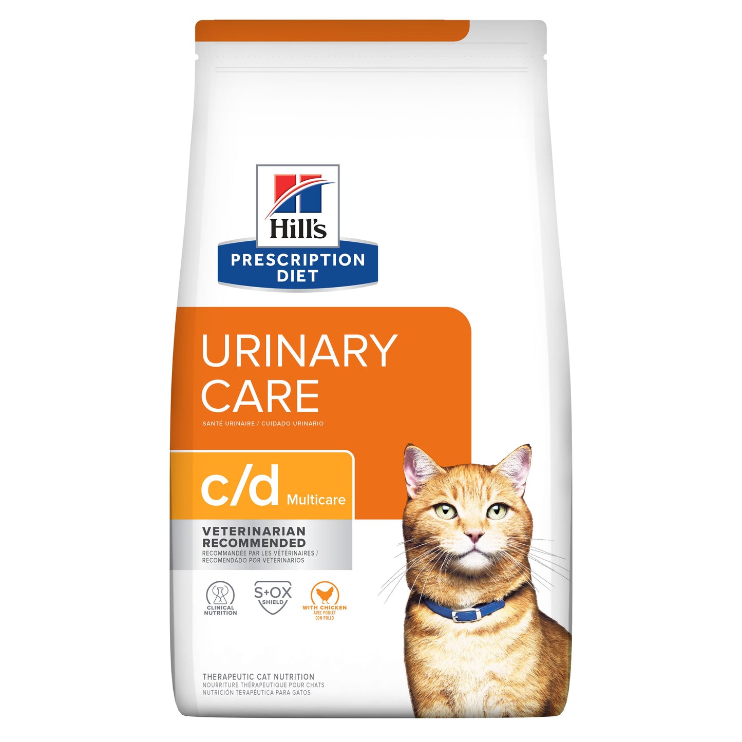 Hill's Prescription Diet c/d alimento para gato cuidado urinario 1.8 Kg