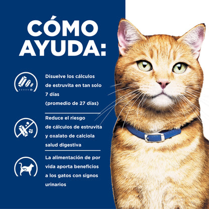 Hill's Prescription Diet c/d alimento para gato cuidado urinario 1.8 Kg