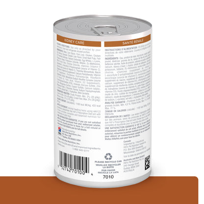 Hill's Prescription Diet k/d Alimento húmedo para perro cuidado renal 13 OZ