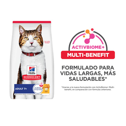 Hill's Science Diet Adult 7+ alimento para gato senior