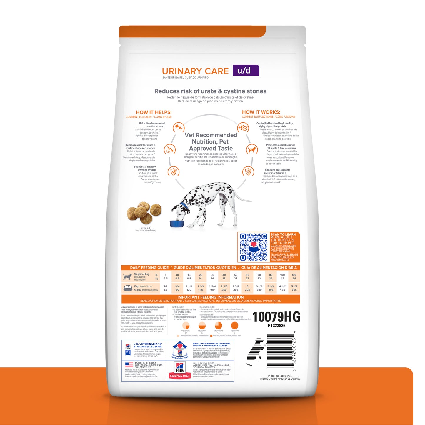 Hill's Prescription Diet u/d alimento para perro cuidado renal