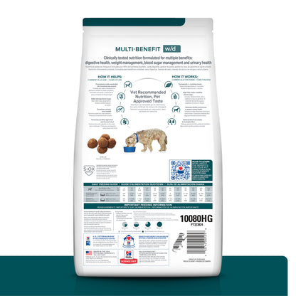 Hill's w/d alimento para perro manejo de peso/glucosa