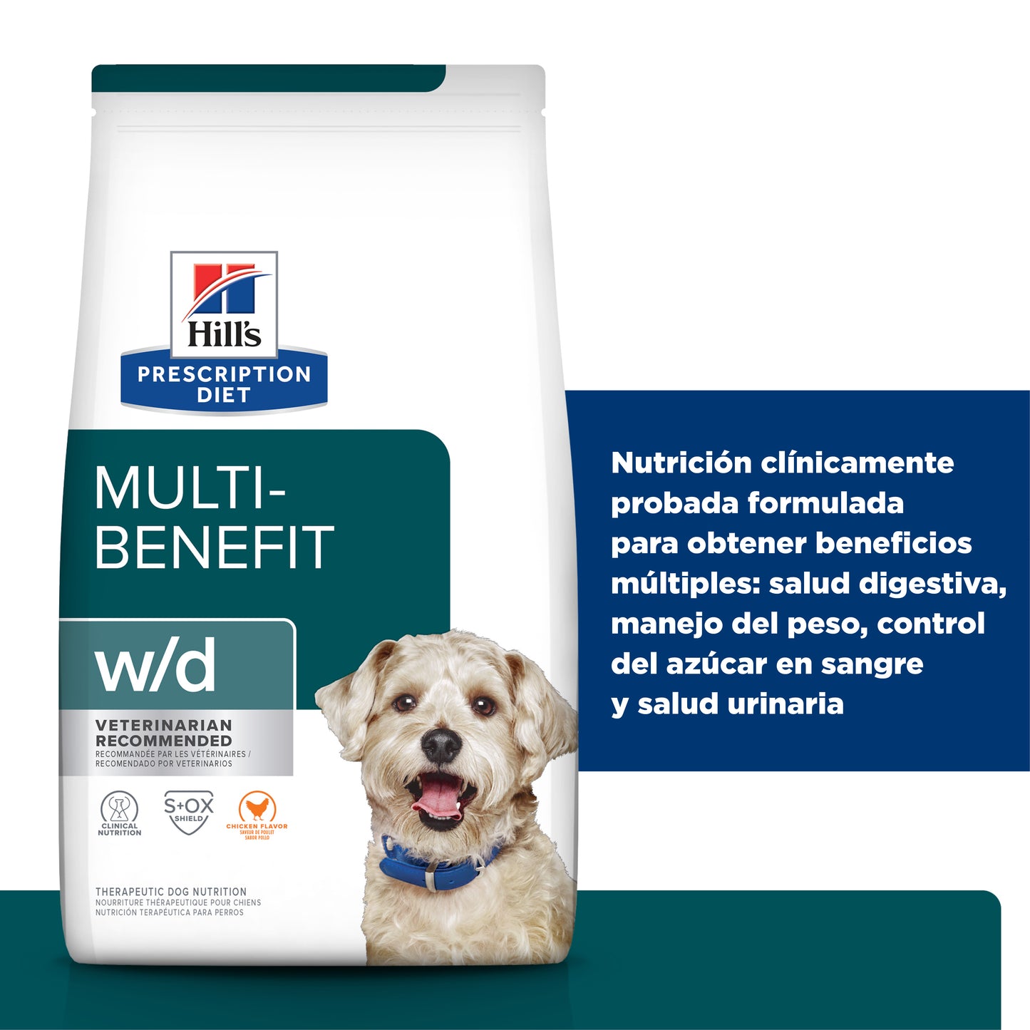 Hill's w/d alimento para perro manejo de peso/glucosa