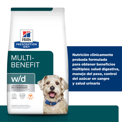 Hill's w/d alimento para perro manejo de peso/glucosa