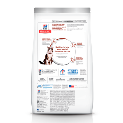 Hill's Science Diet  Hairball Control Adult, Control de bolas de pelo