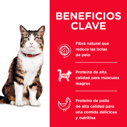 Hill's Science Diet  Hairball Control Adult, Control de bolas de pelo