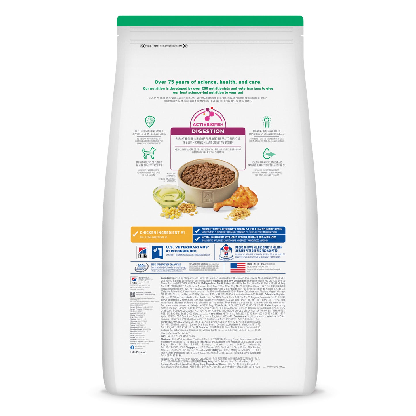 Hill's Science Diet Puppy alimento para cachorro sabor pollo