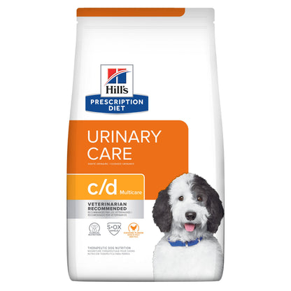 Hill's Prescription Diet c/d alimento para perro, cuidado urinario 3.9 Kg