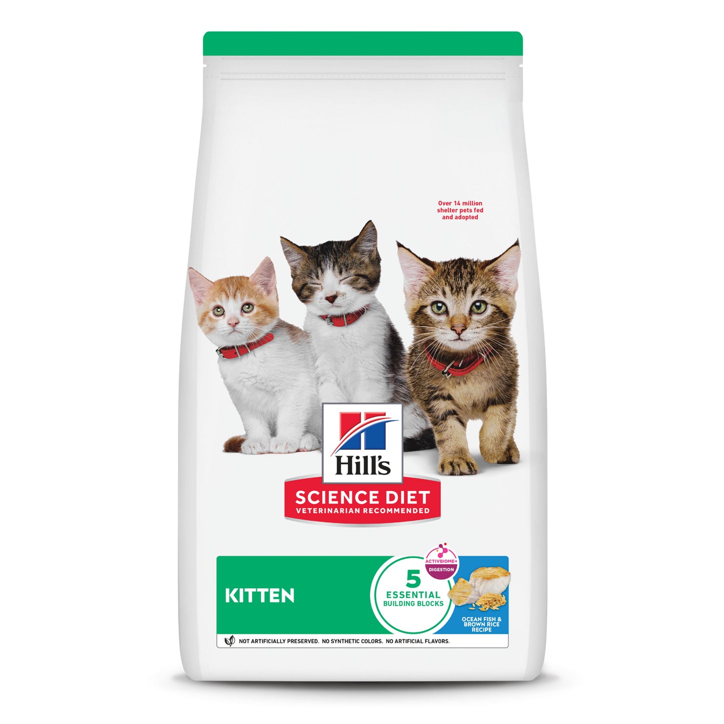 Hill's Science Diet Kitten alimento saludable para gatito receta de pescado marino, 1.5kg