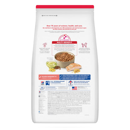 Hill's Science Diet Adult, alimento saludable perro adulto receta de salmón