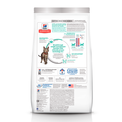 Hill's Science Diet alimento de control de peso para gato adulto