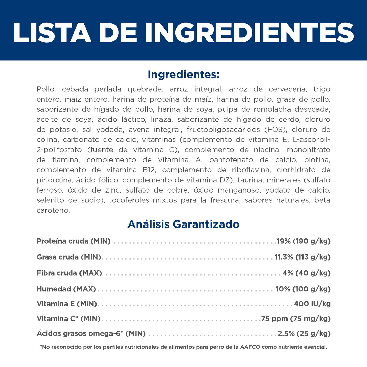 Hill's Science Diet Adult Alimento para perro adulto sabor pollo 15Kg