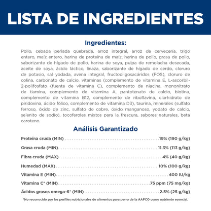 Hill's Science Diet Adult Alimento para perro adulto sabor pollo 15Kg