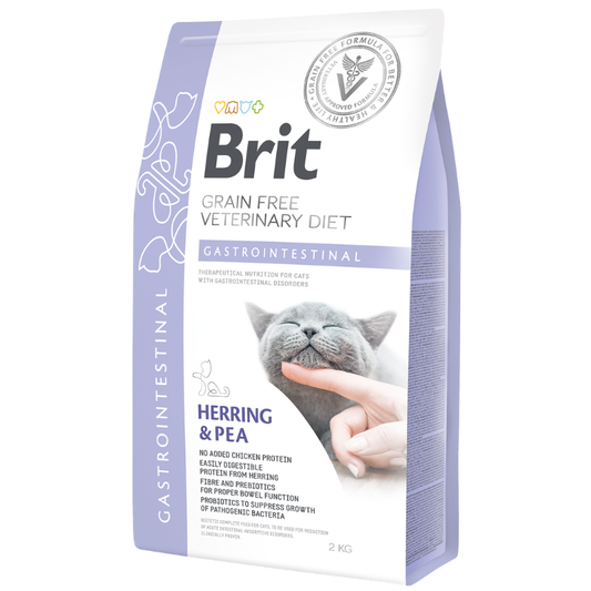 BRIT GF VET DIETS CAT GASTROINTESTINAL - 2 KG