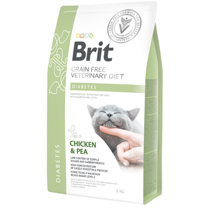 BRIT GF VET DIETS CAT DIABETES - 2 KG