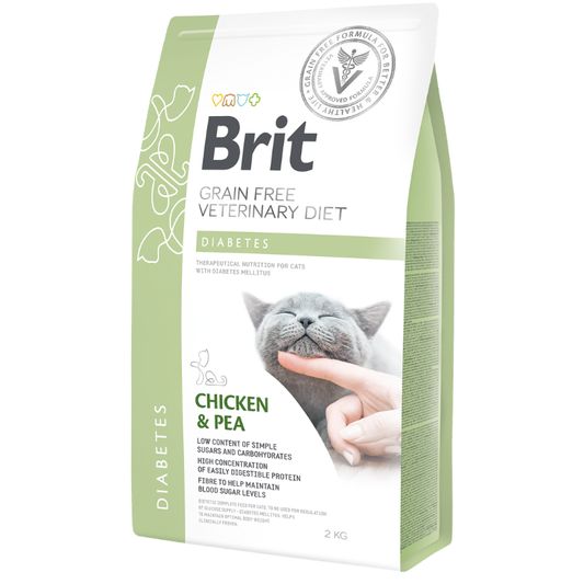 BRIT GF VET DIETS CAT DIABETES - 2 KG