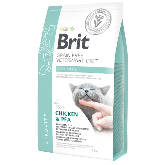 BRIT GF VET DIETS CAT STRUVITE - 2 KG