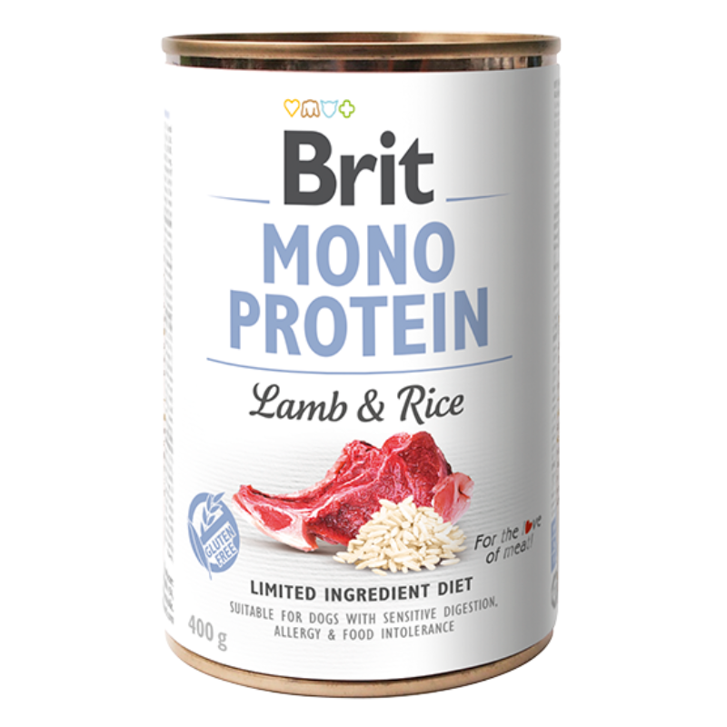 BRIT MONO PROTEIN LAMB & RICE - 400 GR