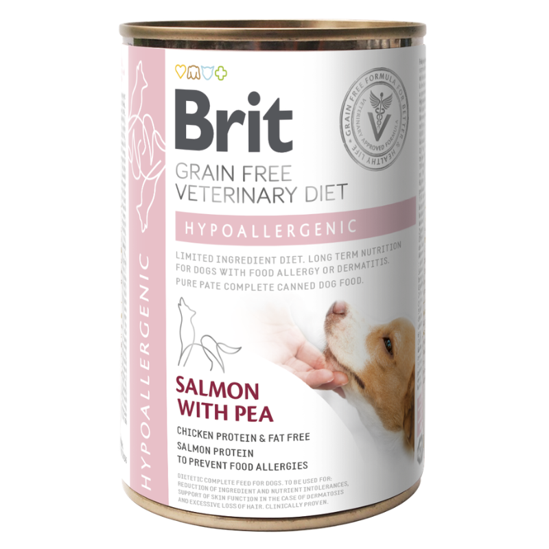 BRIT VET DIETS DOG HYPOALLERGENIC - 400 GR