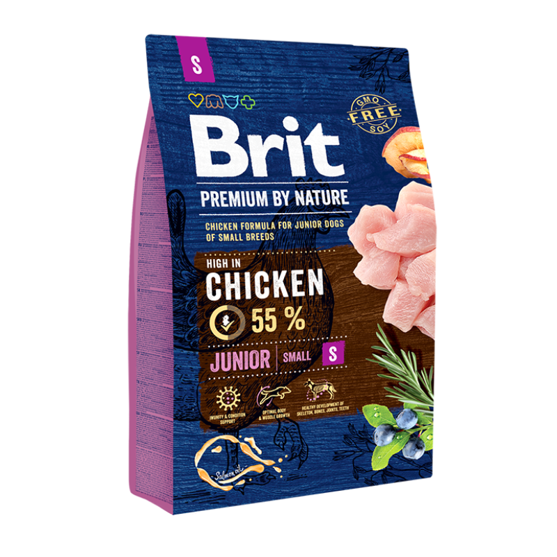Brit Premium by Nature Junior Chicken Small 3.0 Kg