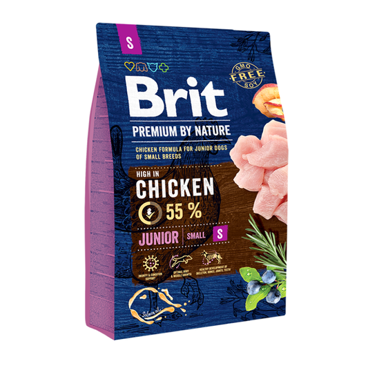 Brit Premium by Nature Junior Chicken Small 3.0 Kg