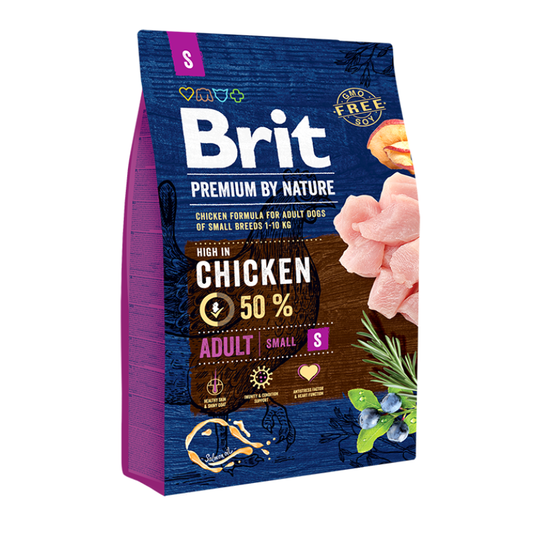 Brit Premium by Nature Adult Chicken Small 3 Kg