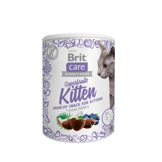BRIT CARE CAT SNACK SUPERFRUITS KITTEN - 100 G