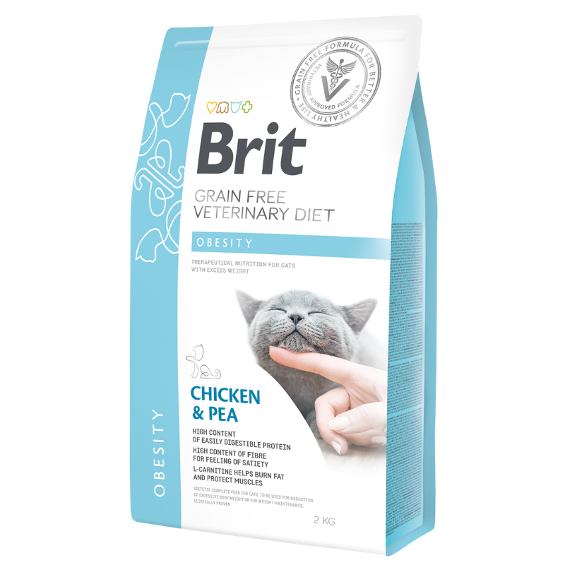 BRIT GF VET DIETS CAT OBESITY - 2 KG