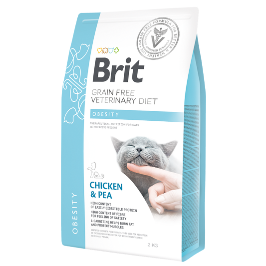 BRIT GF VET DIETS CAT OBESITY - 2 KG