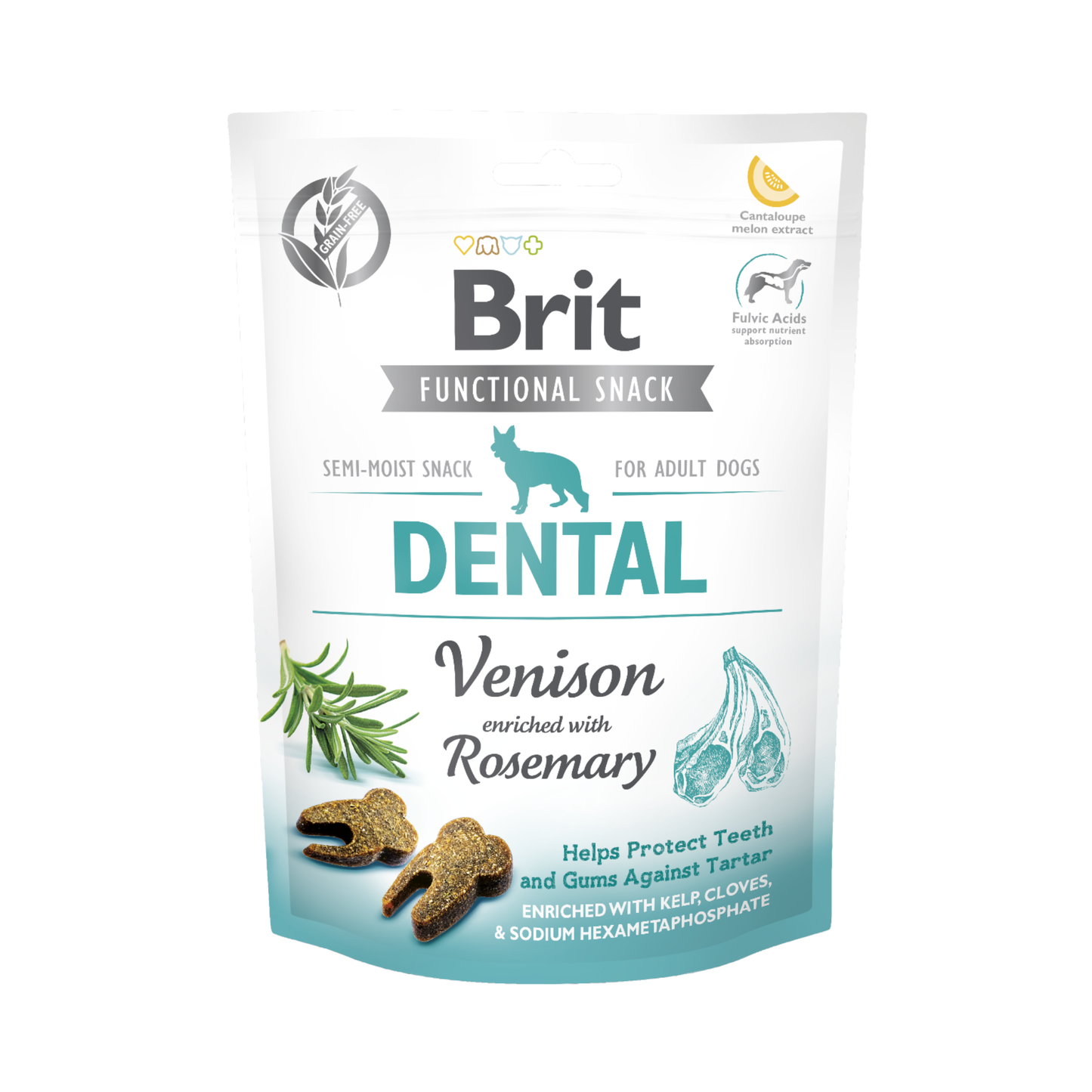 BRIT FUNCTIONAL SNACK DENTAL VENISON - 150 GR
