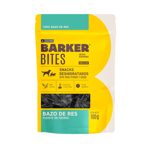 Bites de Bazo de Res Deshidratado 100 Gr