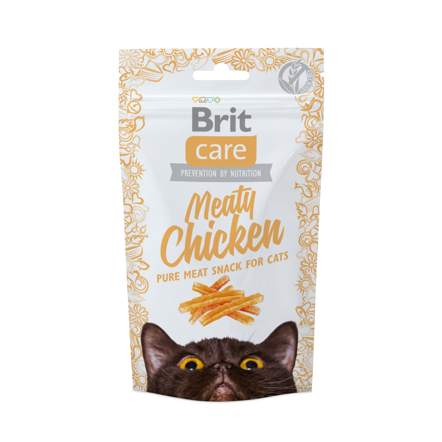 BRIT CARE CAT SNACK MEATY CHICKEN - 50 G