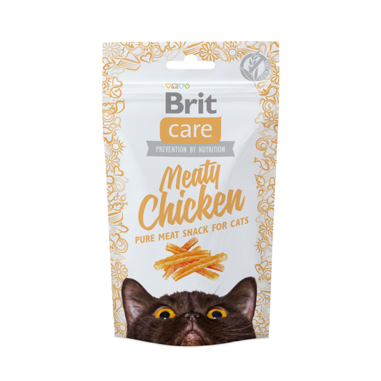 BRIT CARE CAT SNACK MEATY CHICKEN - 50 G