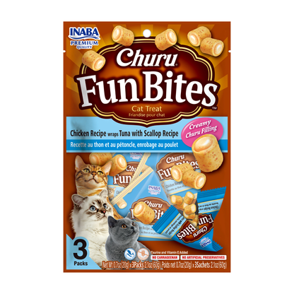 CHURU FUN BITES TUNA WITH SCALLOP RECIPE X 3 BITES