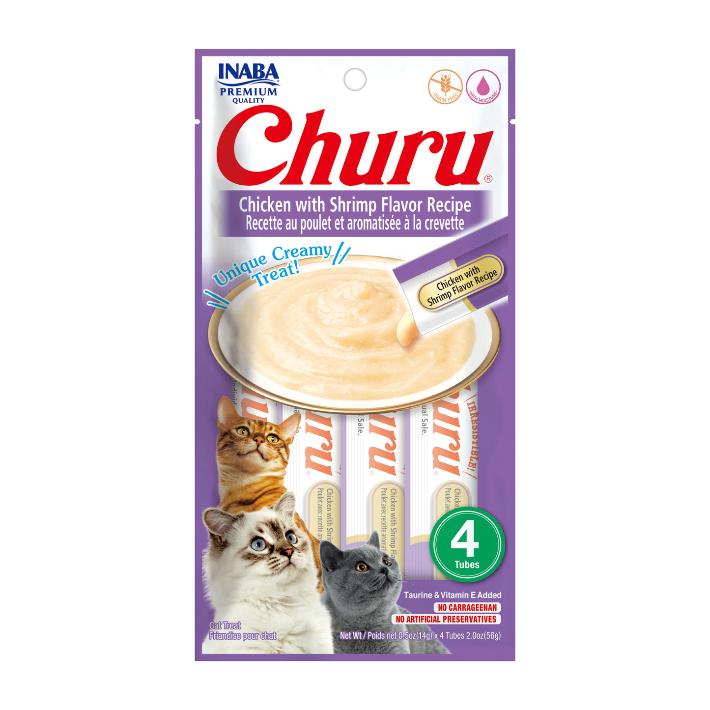 Churu Sabor Pollo con Camaron- 4 UND