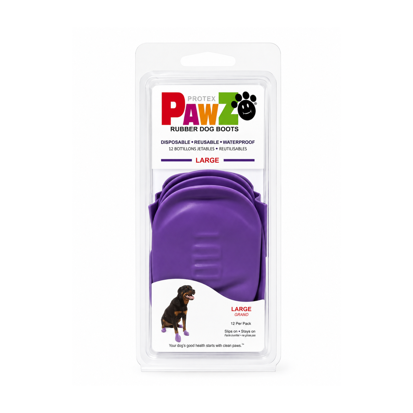 Pawz botas de goma para perro