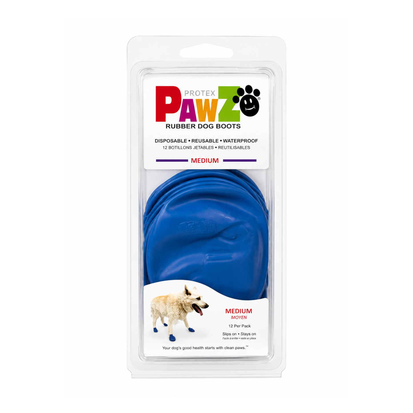 Pawz botas de goma para perro