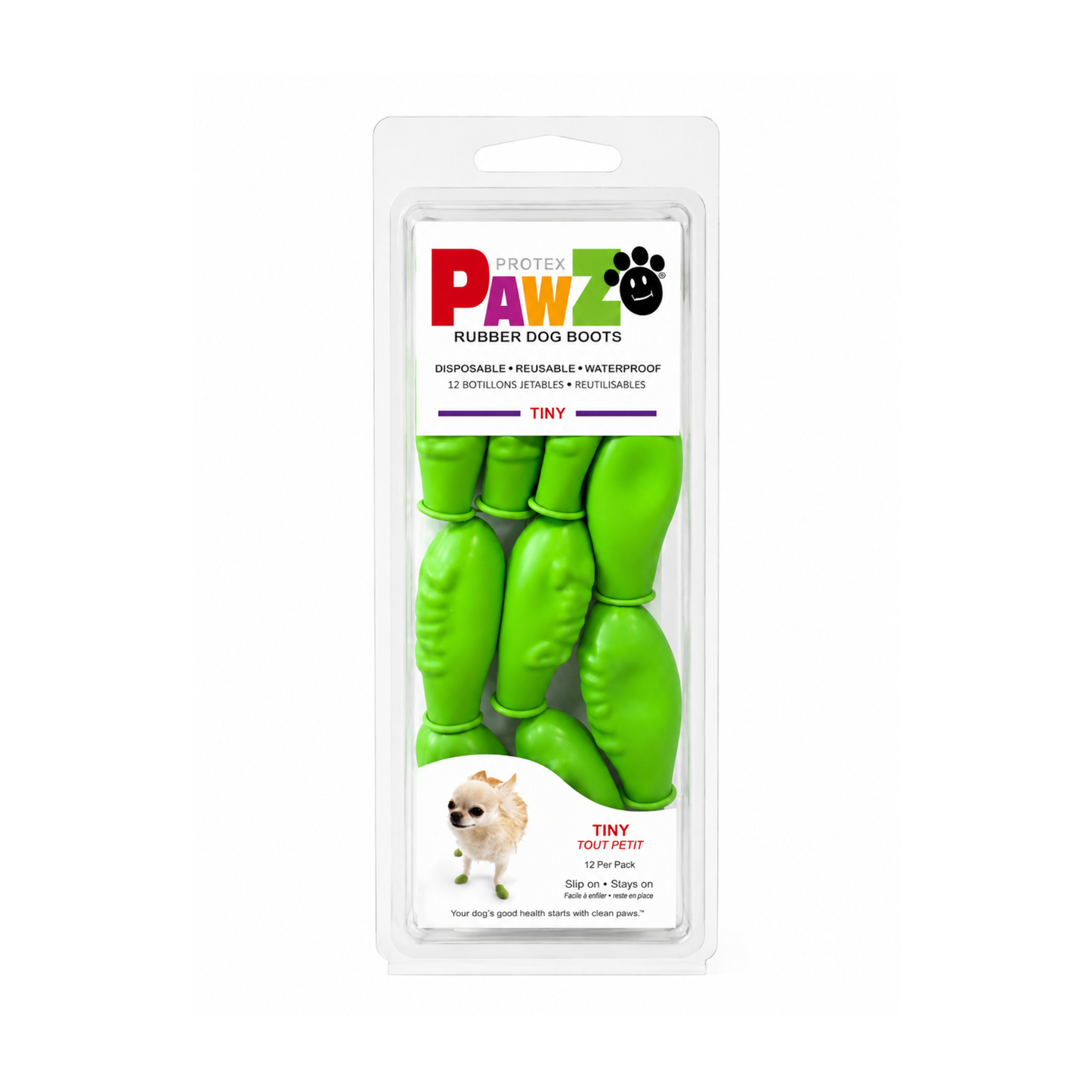 Pawz botas de goma para perro
