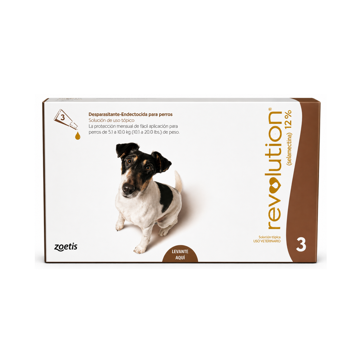 Revolution Perro 2.6 a 5 kg.