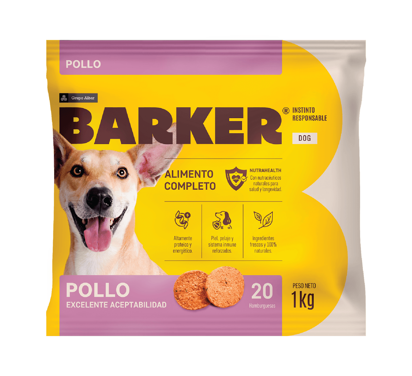 Hamburguesa Pollo 20 und. 1 Kg