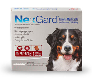 Nexgard 25.1-50 Kg Caja x 1 Tableta