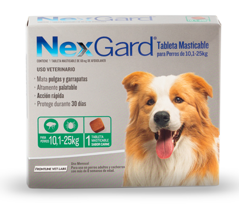 Nexgard 10.1-25 Kg Caja x 1 Tableta