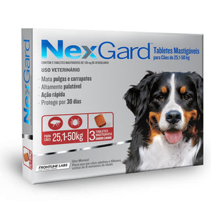 Nexgard 25.1-50 Kg Caja x 3 Tabletas